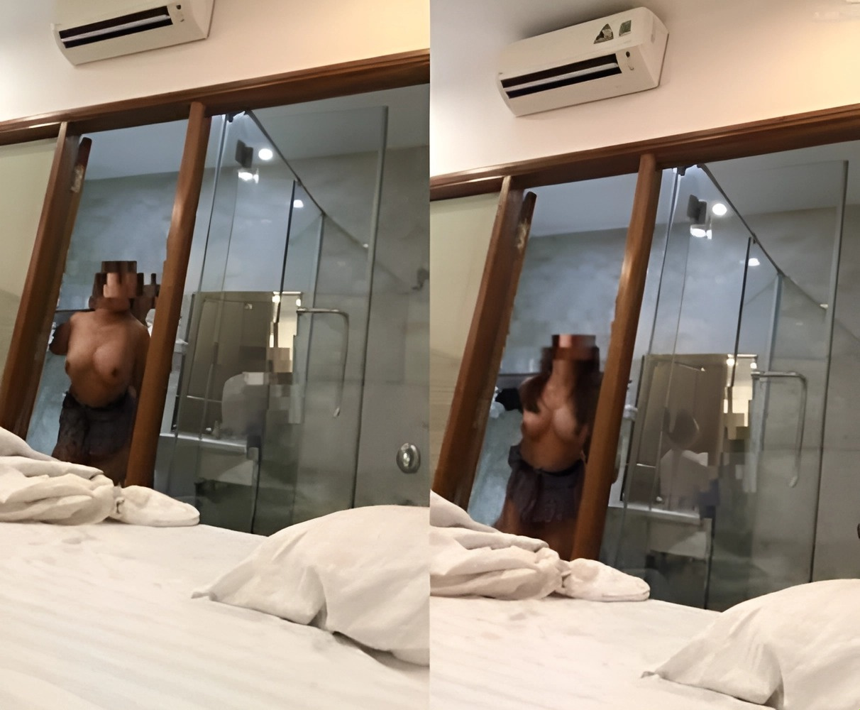 Lo specchio del bagno è bello per scopare ovunque