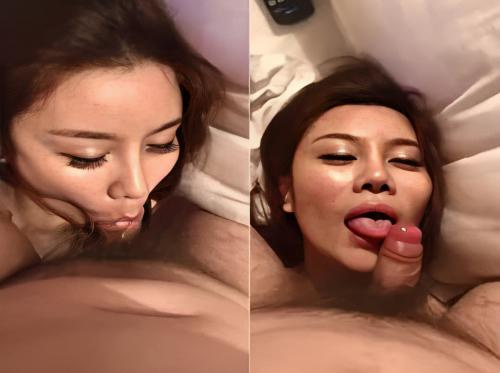 Bibir ini suka sekali menghisap ayam