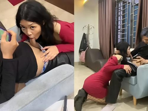 Baby Tom begitu erotis dalam berbagai posisi bersama pacarnya